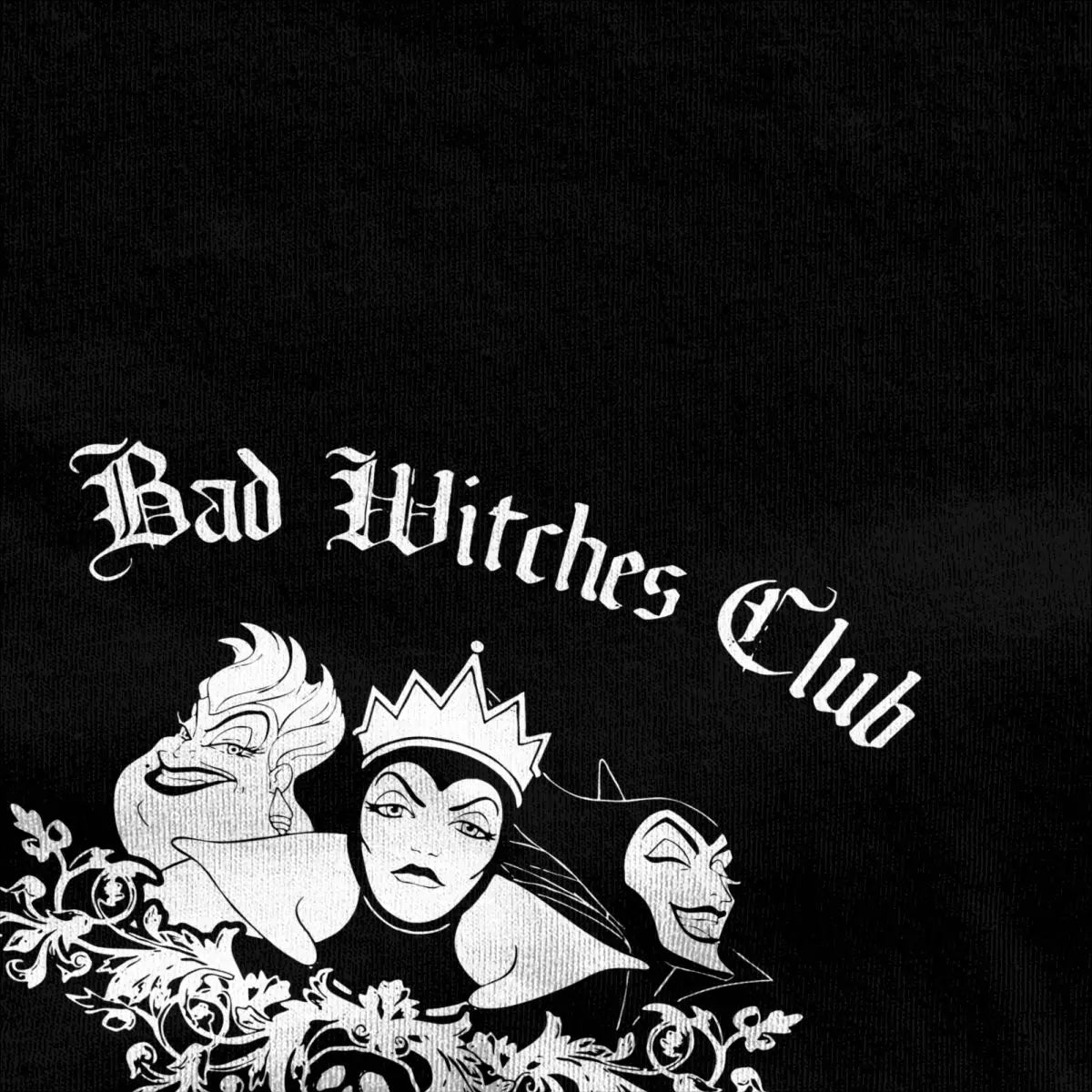 Villains for Men Women T Shirt Bad Witches Club Group Humorous Tees Short Sleeve T-Shirts Pure Cotton Plus Size Clothing - Premium  from Lizard Vigilante - Just $50.99! Shop now at Lizard Vigilante