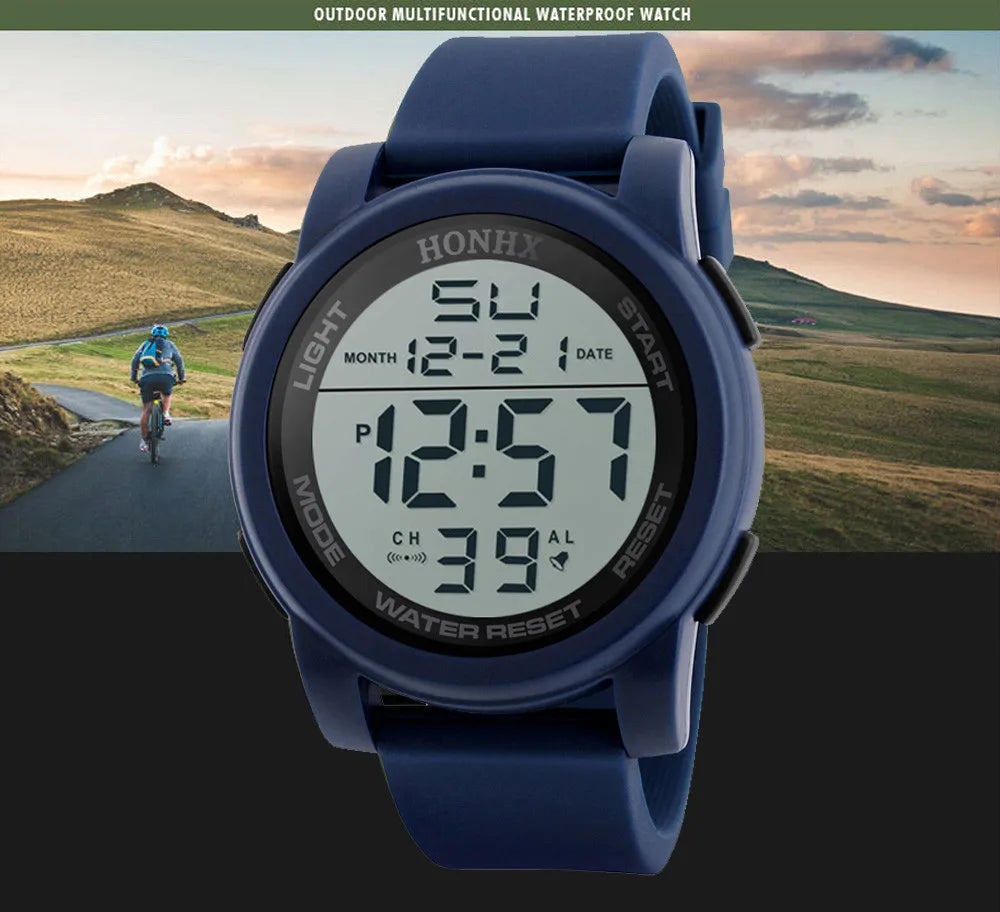 Luxury Men's Sport Watch | Waterproof, Multi-Functional Timepiece - Premium watch from Lizard Vigilante - Just $23.88! Shop now at Lizard Vigilante