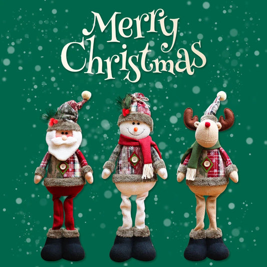 Children's Toys Christmas Plush Dolls Creative Santa Claus Christmas Tree Decorations Snowman Window Children's Christmas Gifts - Premium  from Lizard Vigilante - Just $17.99! Shop now at Lizard Vigilante