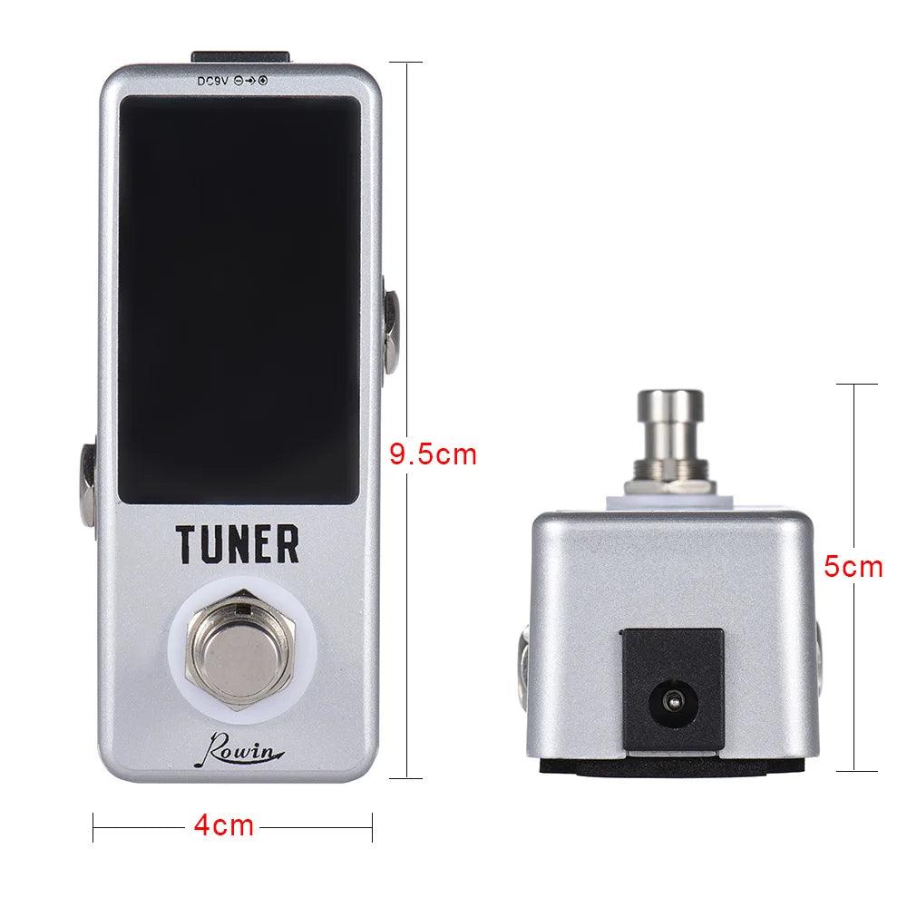 Mini Chromatic Tuner Pedal Effect LED Display True Bypass Guitar Tuner for Guitar Bass Accessories Guitar Bass Musical Instrumen - Lizard Vigilante