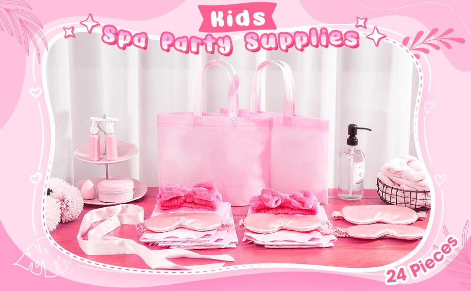 6/10/12 Set Birthday Squad Robes Spa Party for Girls Kimono Satin Spa Robes Child Party Favors for Kids Birthday Hot Pink Party - Premium  from Lizard Vigilante - Just $111.99! Shop now at Lizard Vigilante