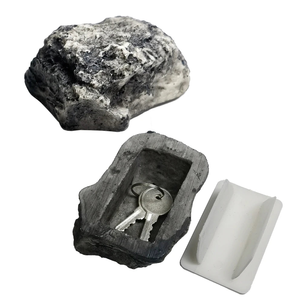 Rock ‘N’ Lock Key Hider – Fake Stone Outdoor Safe Stash