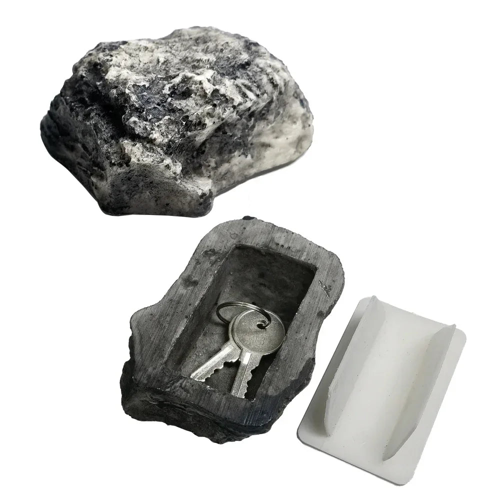 Garden Stone Hide a Spare Key Fake Rock Camouflage Stone Diversion Looks Like Real Stone Safe for Outdoor Yard, Geocaching - Premium key rock from Lizard Vigilante - Just $16.99! Shop now at Lizard Vigilante