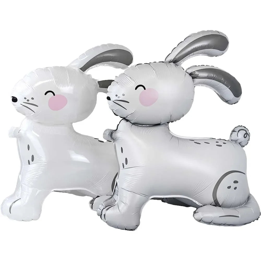 Easter Bunny Inflatables Balloon Decorations Standing Carrot Balloons Cute Carrot Rabbit Happy Easter Party Birthday Decorations