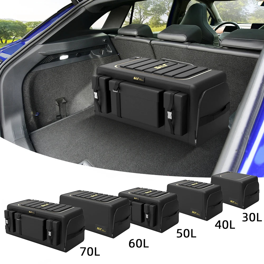 70L Foldable Car Trunk Organizer – Durable Oxford Cloth Storage Box for Vehicles - Premium trunk from Lizard Vigilante - Just $59.99! Shop now at Lizard Vigilante