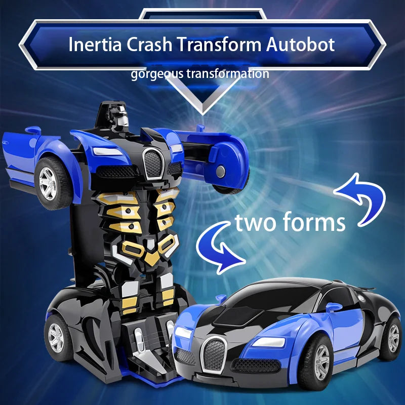 One-Click Transforming Robot Toy Car – Interactive Diecast Shape-Shifting Model for Kids - Premium toy from Lizard Vigilante - Just $23.88! Shop now at Lizard Vigilante