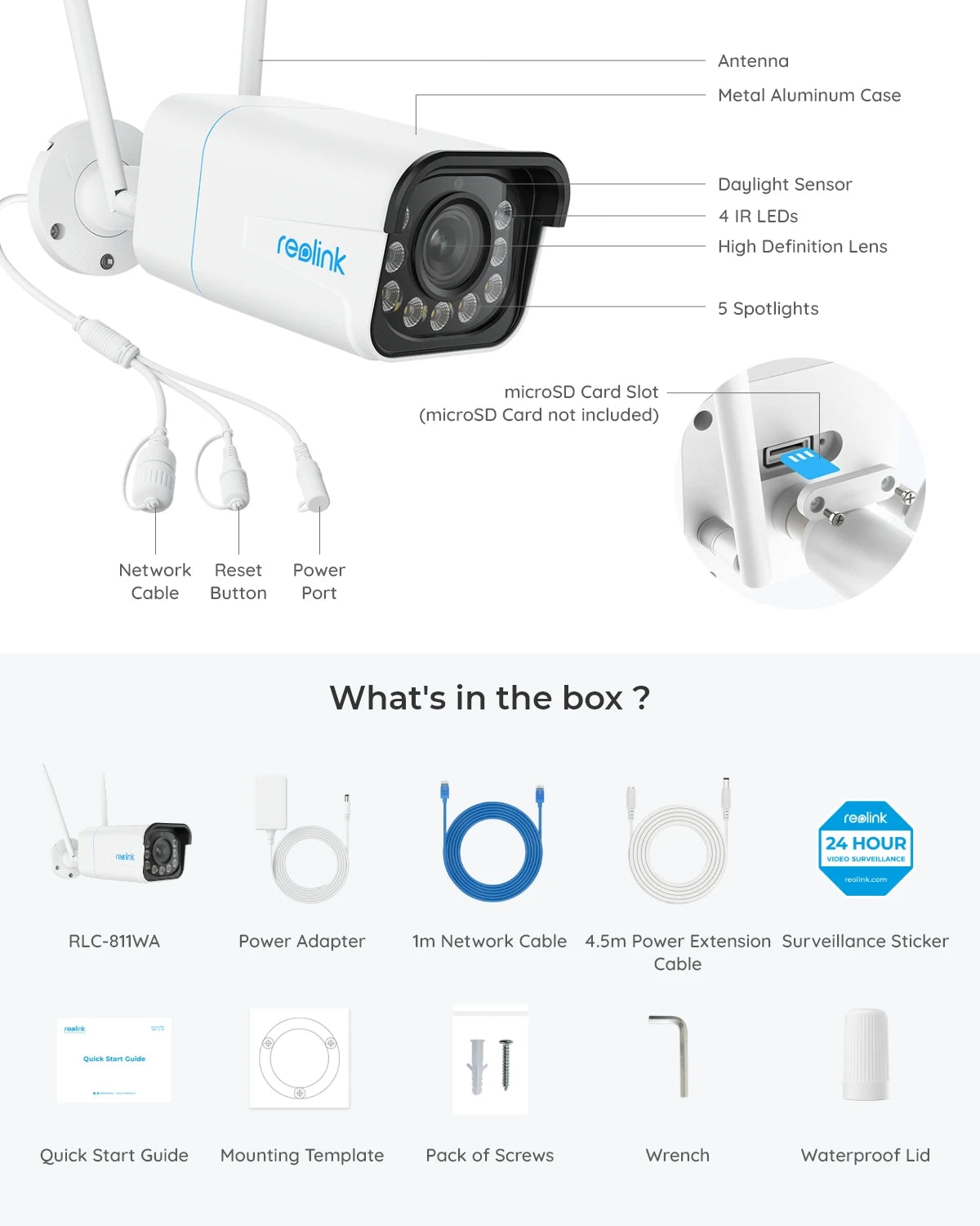 Reolink 8MP WiFi Security Camera with 5X Optical Zoom and AI Human Detection – Outdoor Color Night Vision Surveillance Camera - Premium dsers from Lizard Vigilante - Just $234.99! Shop now at Lizard Vigilante