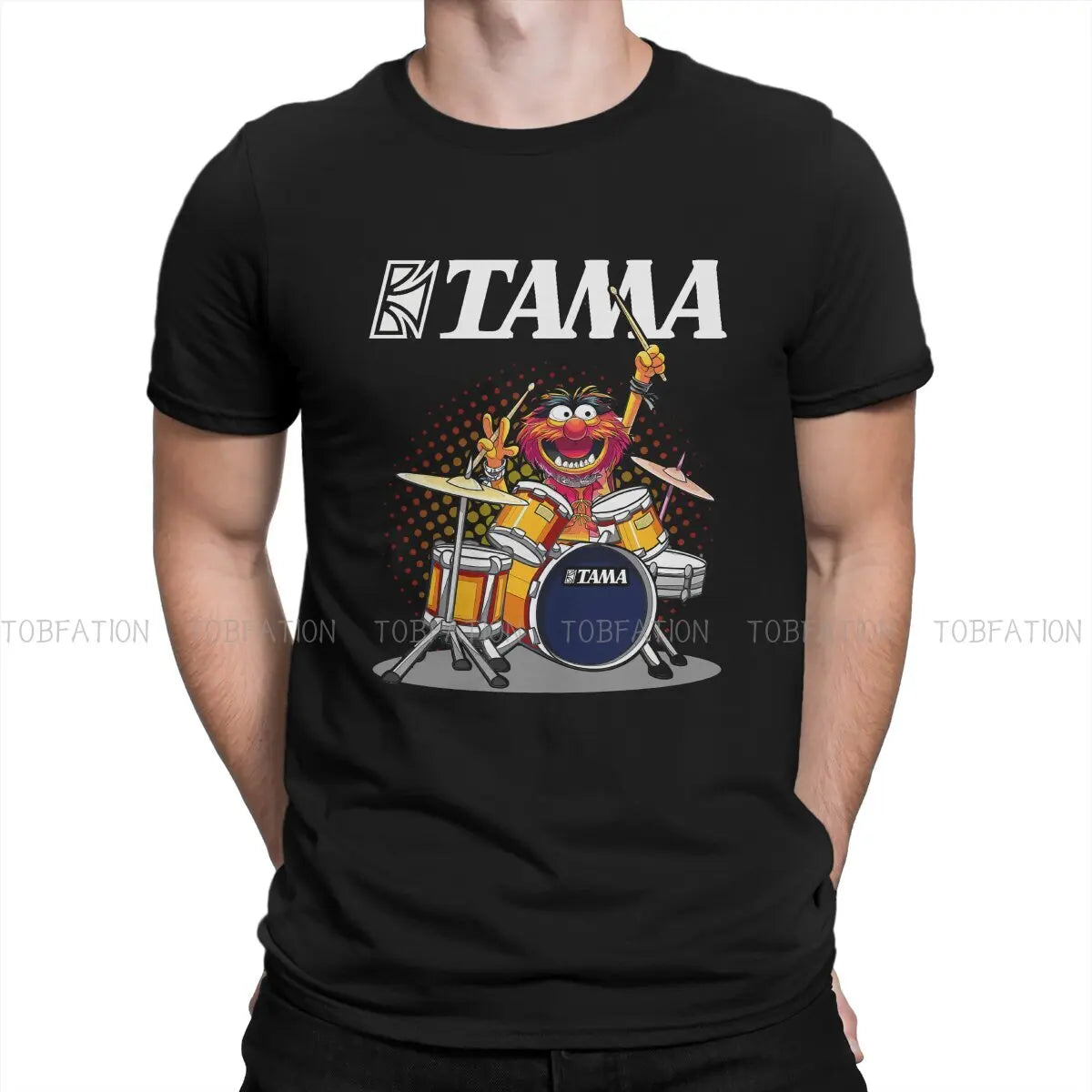 ANIMAL Drummer TAMA Drums Soft Casual T Shirt High Quality Muppet Puppet Tee - Premium T-Shirt from Lizard Vigilante - Just $20.99! Shop now at Lizard Vigilante