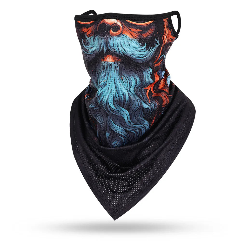 Beard Skull Face Balaclava - Versatile Protective Mask for Men and Women - Premium face mask from Lizard Vigilante - Just $17.99! Shop now at Lizard Vigilante