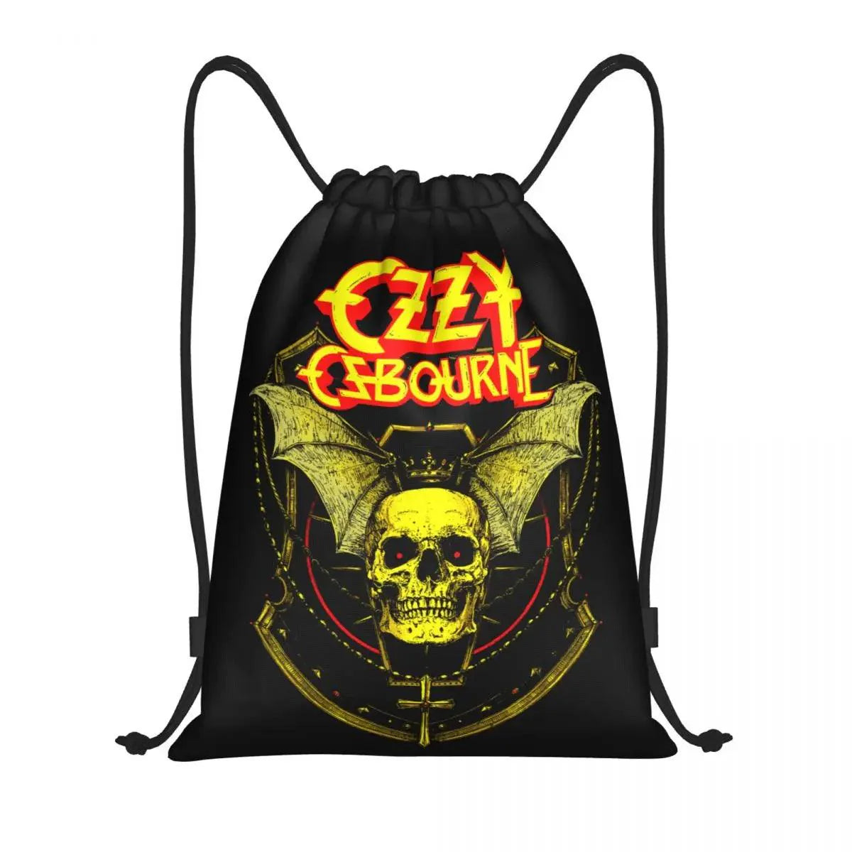 Ozzy Osbourne Drawstring Backpack | Heavy Metal Rock Bag - Premium backpack from Lizard Vigilante - Just $19.89! Shop now at Lizard Vigilante