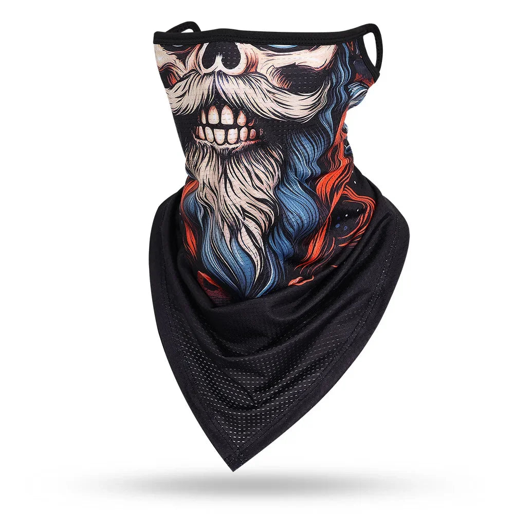 Beard Skull Face Balaclava - Versatile Protective Mask for Men and Women - Premium face mask from Lizard Vigilante - Just $17.99! Shop now at Lizard Vigilante