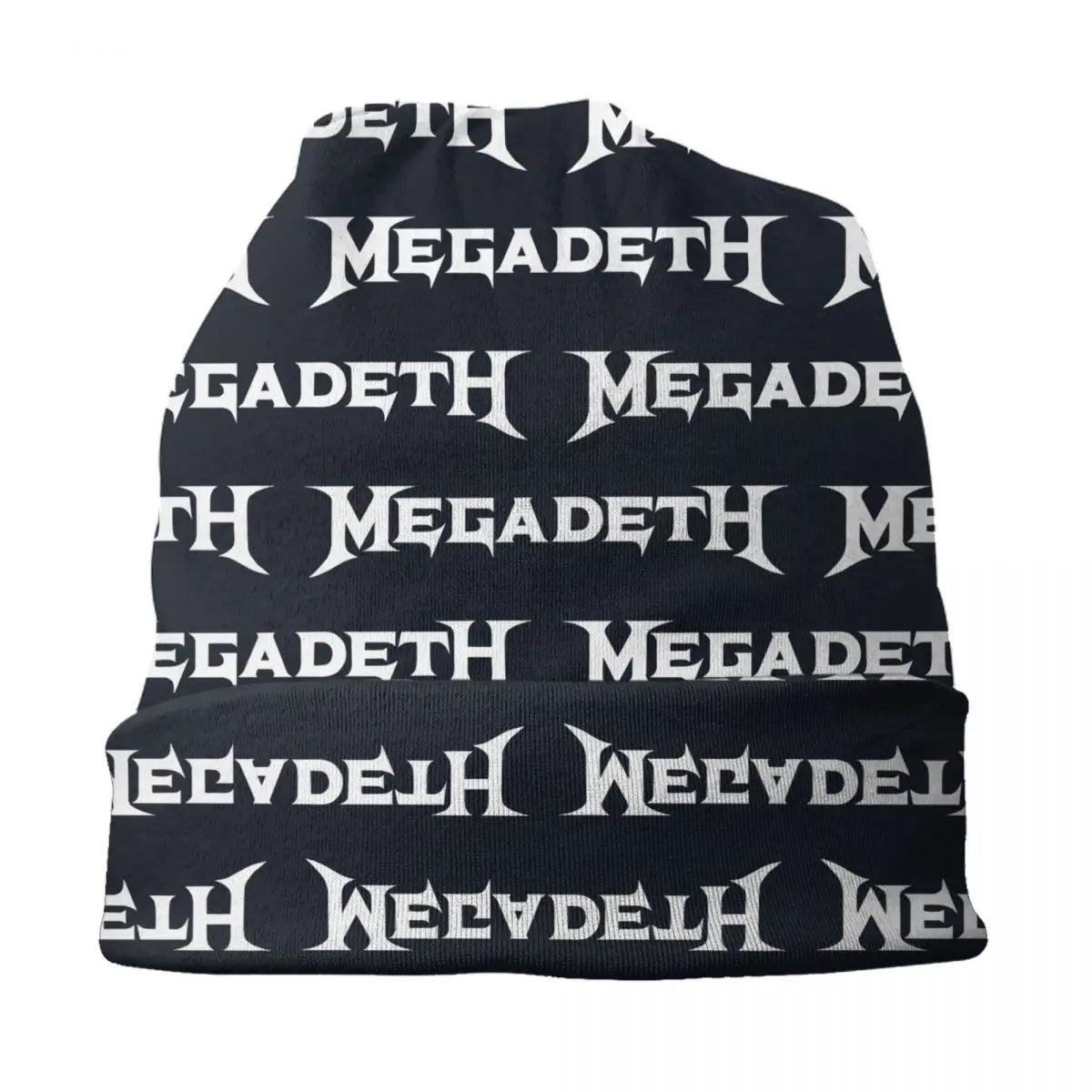 Heavy Metal Rock Megadeths Print Beanie Cap Unisex Winter Warm Bonnet Homme Knit Hats Fashion Ski Skullies Beanies Hats For - Lizard Vigilante