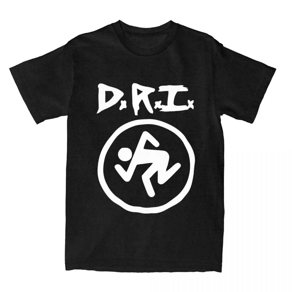 DRI Dirty Rotten Imbeciles Rock Band Unisex T Shirt Drunk and High on Weed Pure Cotton Tees Shirt Gift Idea Clothes - Premium T-Shirt from Lizard Vigilante - Just $22.99! Shop now at Lizard Vigilante