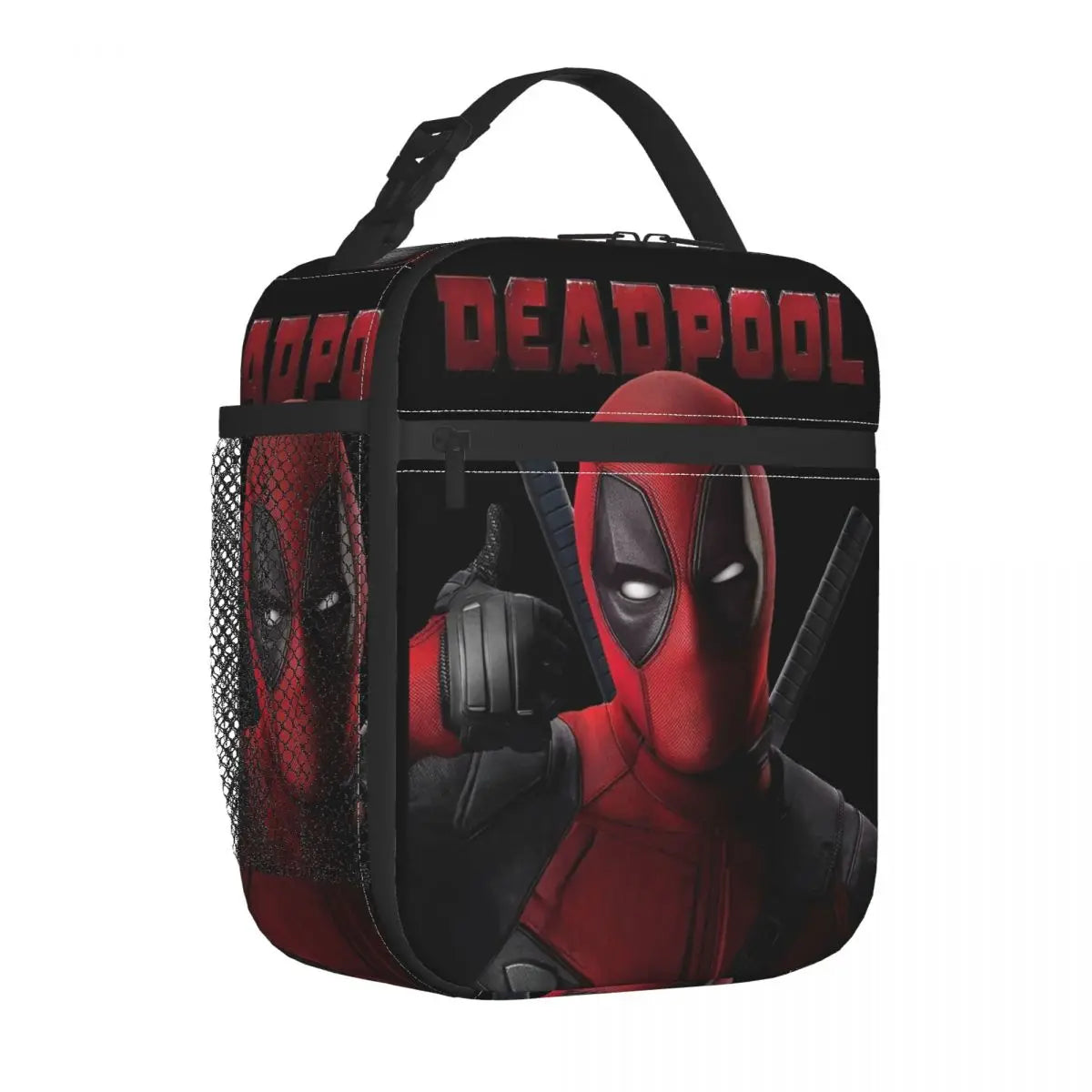 Deadpool Film-Inspired Insulated Lunch Bag – High-Capacity Thermal Tote for Men, Women, College, and Picnics - Premium bag from Lizard Vigilante - Just $23.88! Shop now at Lizard Vigilante