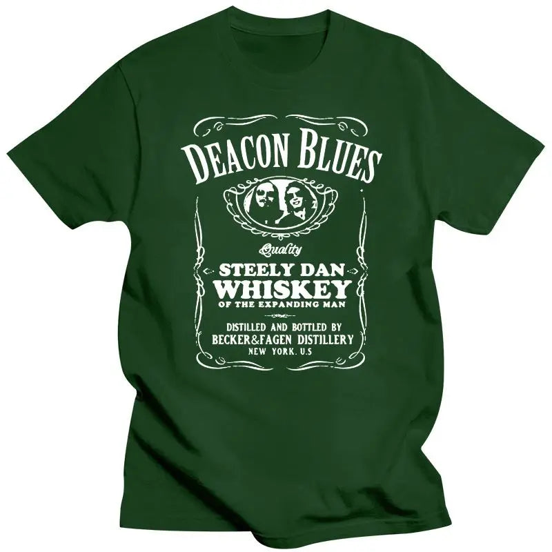 Steely Dan Whiskey Deacon Blues T-Shirt: Classic Retro Design - Premium T-Shirt from Lizard Vigilante - Just $23.89! Shop now at Lizard Vigilante