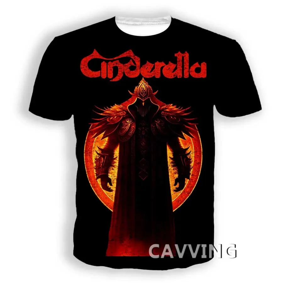 Cinderella Rock 3D Print Tee – Fierce Harajuku Vibes for Rebels & Royalty, Men’s & Women’s Summer Casual Streetwear - Premium tee from dsers - Just $10.99! Shop now at Lizard Vigilante