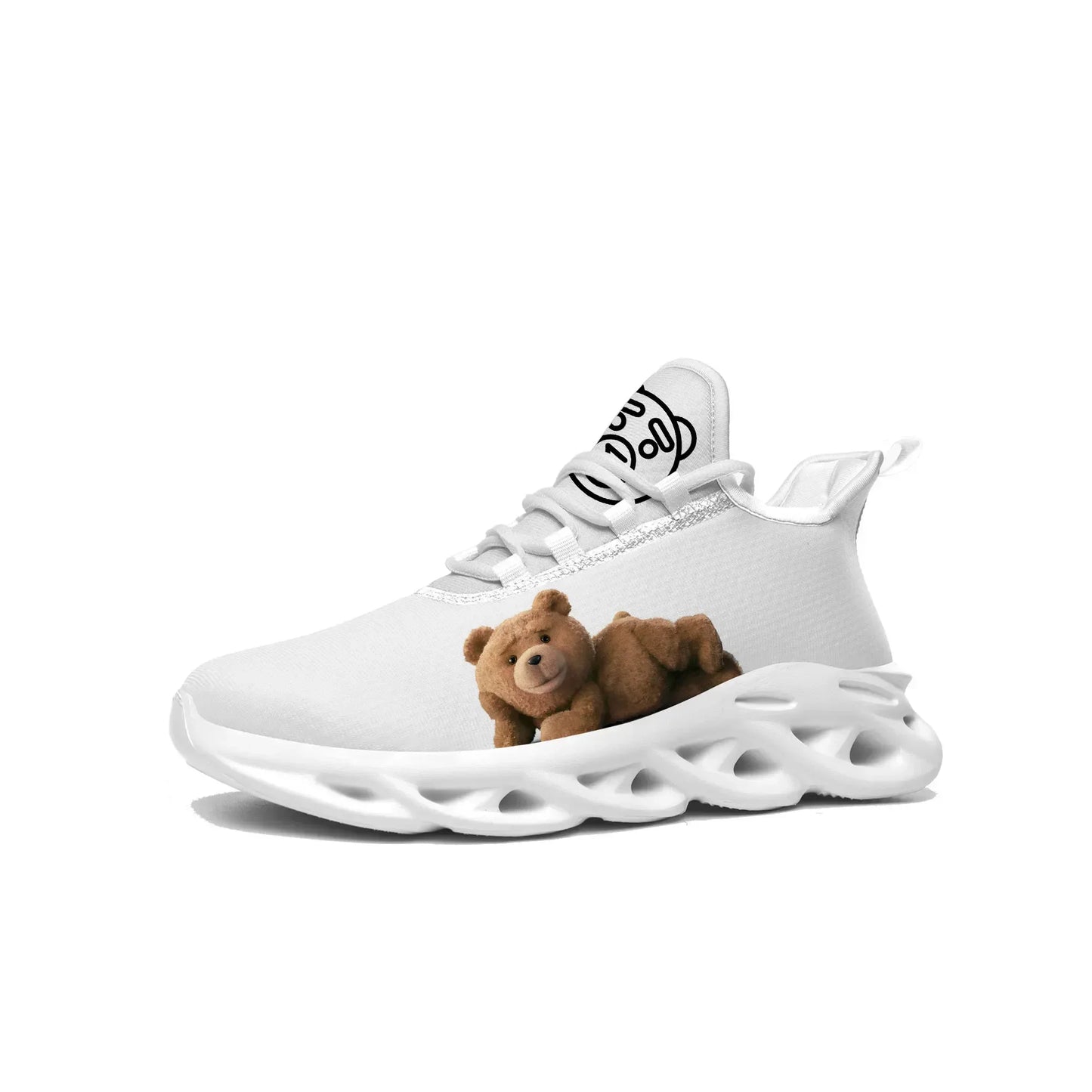 Ted Bear Movie Sneakers Beer Bath Flats Teddy Mens Womens Sports Shoes High Quality Sneaker Lace Up Mesh Footwear - Premium sneakers from Lizard Vigilante - Just $39.99! Shop now at Lizard Vigilante