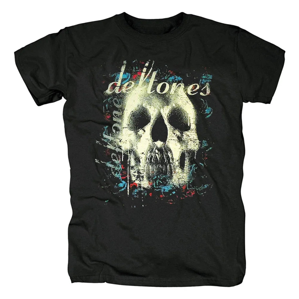 Deftones 2025 Cotton Band T-Shirt – Oversized Hip Hop Rock Tee For Men And Women