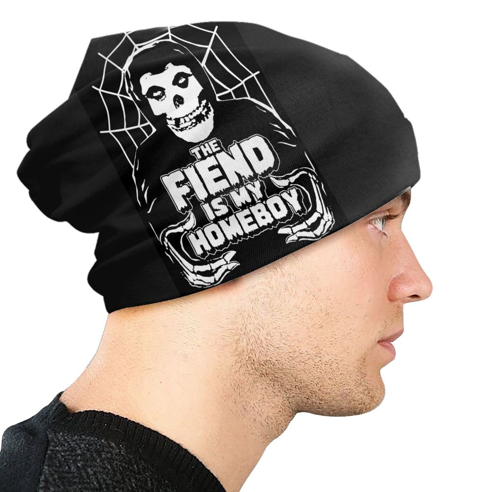 Misfits Horror Punk Rock Knit Beanie – Unisex Winter Skull Cap for Men & Women - Premium beanie from dsers - Just $19.99! Shop now at Lizard Vigilante