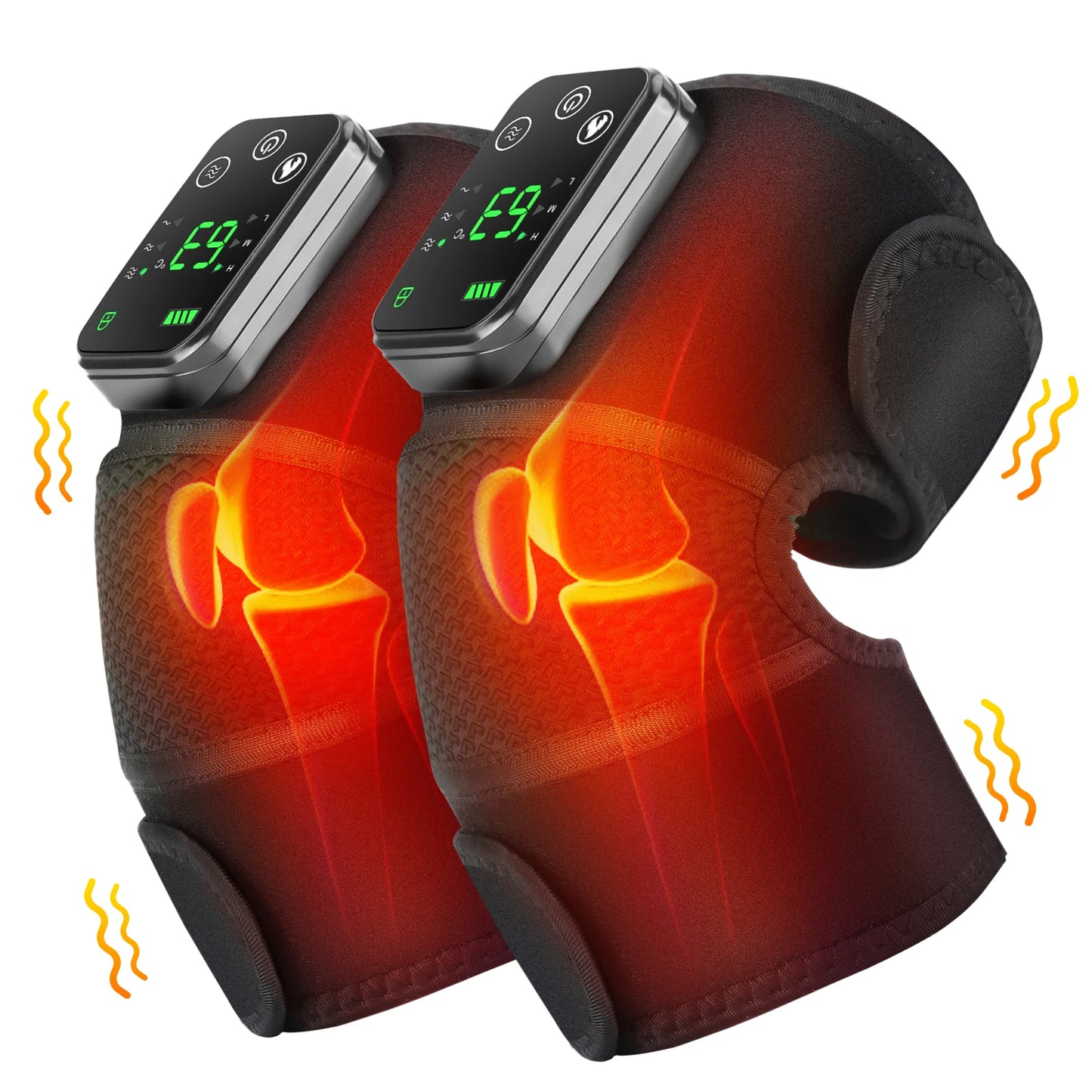 Electric Heating Knee Massager Joint Elbow Knee Pad Shoulder Pad Vibration Knee Shoulder Massage Health Care - Premium  from Lizard Vigilante - Just $23.99! Shop now at Lizard Vigilante