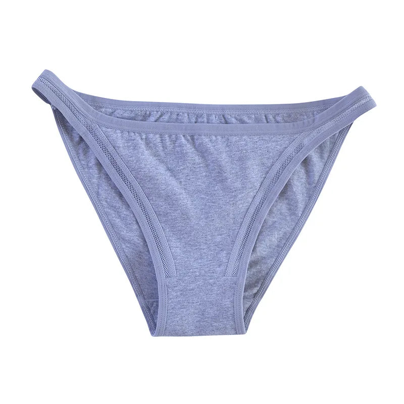 2Pcs/Set Women Cotton Panties – Comfortable Low-Rise Bikini Briefs with Hollow Out Decoration - Premium panties from Lizard Vigilante - Just $17.88! Shop now at Lizard Vigilante