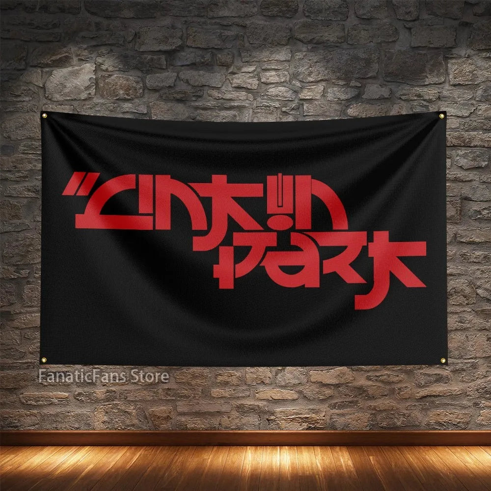 Linkin Park Rock Music Polyester Flag – Digital Printed Hanging Banner for Decoration - Premium flag from Lizard Vigilante - Just $15.99! Shop now at Lizard Vigilante