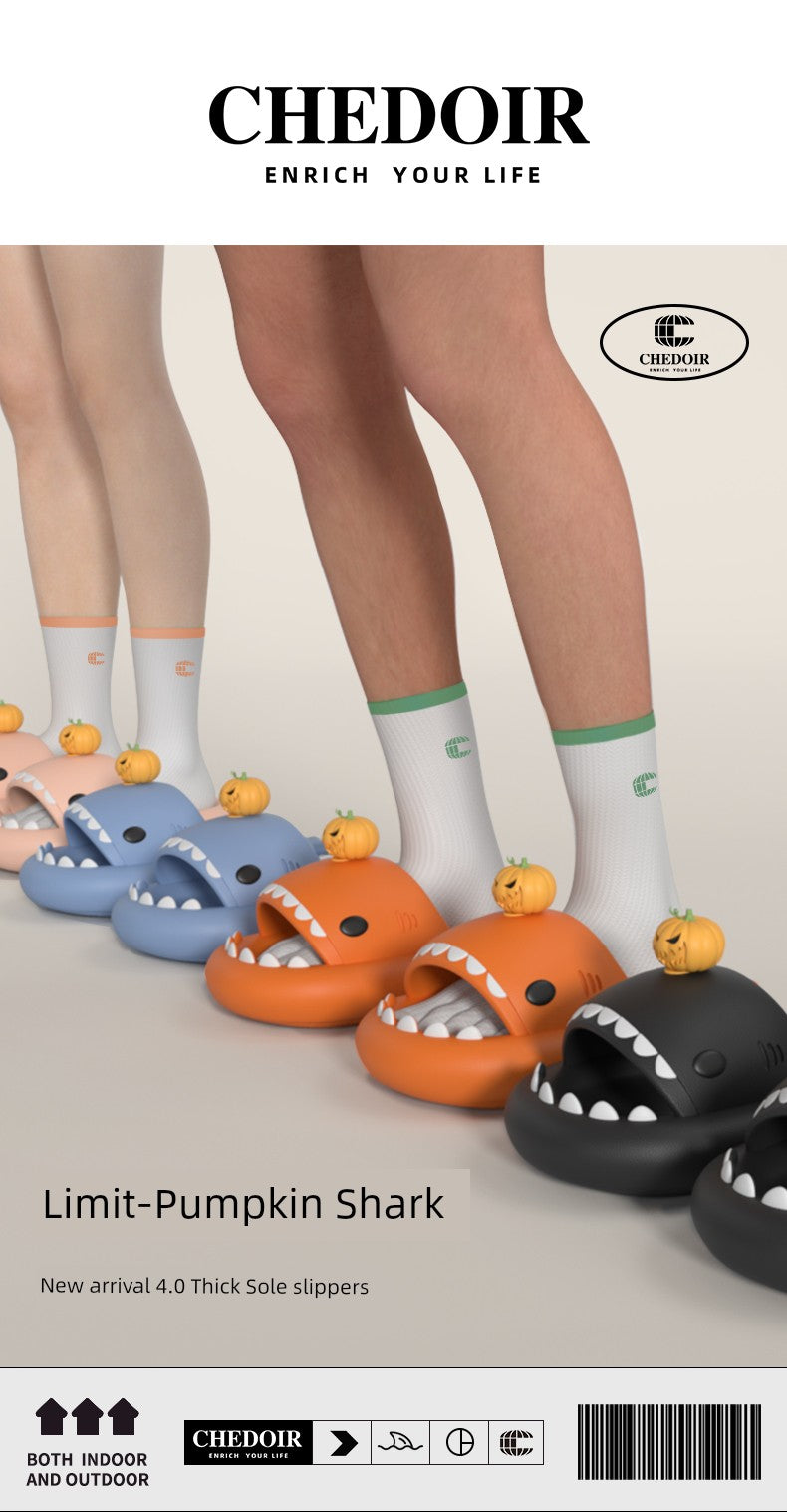 Chedoir Funny Lovers Non Slip Shark Slippers - Premium  from Lizard Vigilante - Just $12.99! Shop now at Lizard Vigilante