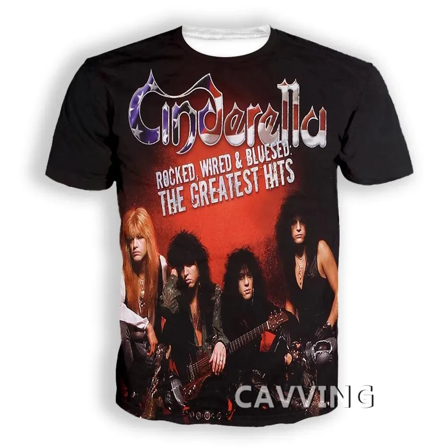 Cinderella Rock 3D Print Tee – Fierce Harajuku Vibes for Rebels & Royalty, Men’s & Women’s Summer Casual Streetwear - Premium tee from dsers - Just $10.99! Shop now at Lizard Vigilante