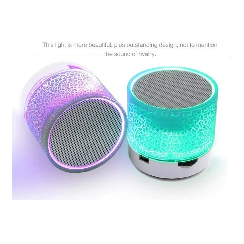 Bluetooth Speaker Mini Wireless Loudspeaker Crack LED TF Card USB Subwoofer Portable MP3 Sound Wireless Speaker for Smart Phone