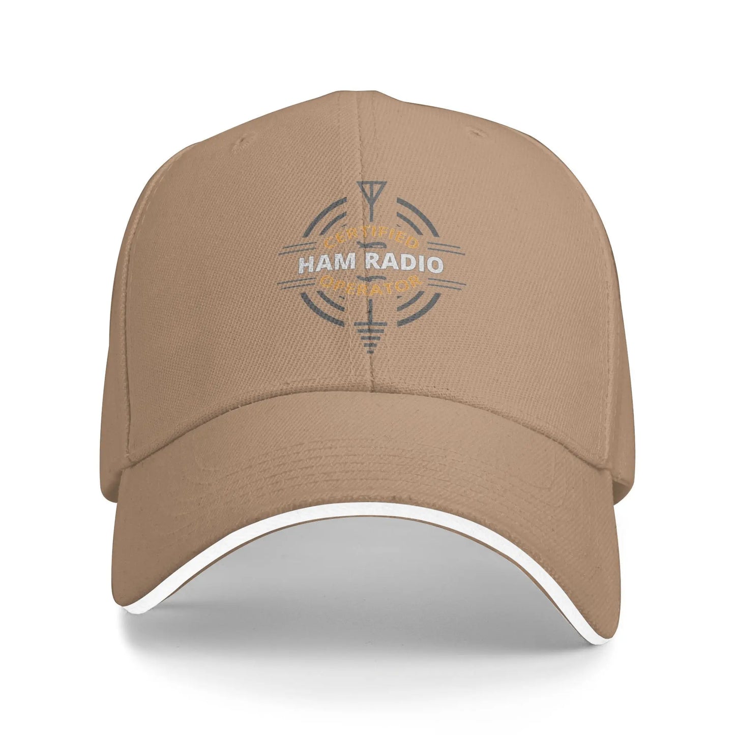 Ham Radio Operator Trucker Baseball Cap Adjustable Sun Protection Hiking Fishing Unisex Hat