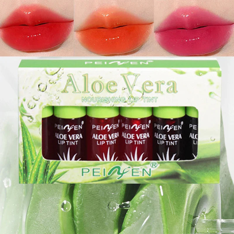 6 colors Moisturizing Glitter Lip Glaze - Alluring Pink Lip Gloss Liquid Lipstick for Girls  Gifts