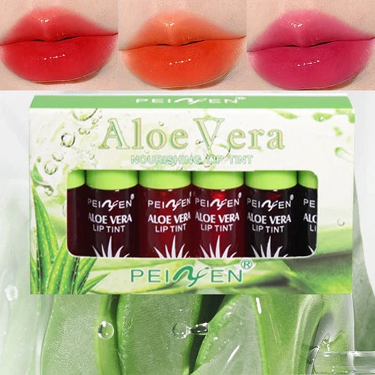 6 colors Moisturizing Glitter Lip Glaze - Alluring Pink Lip Gloss Liquid Lipstick for Girls  Gifts