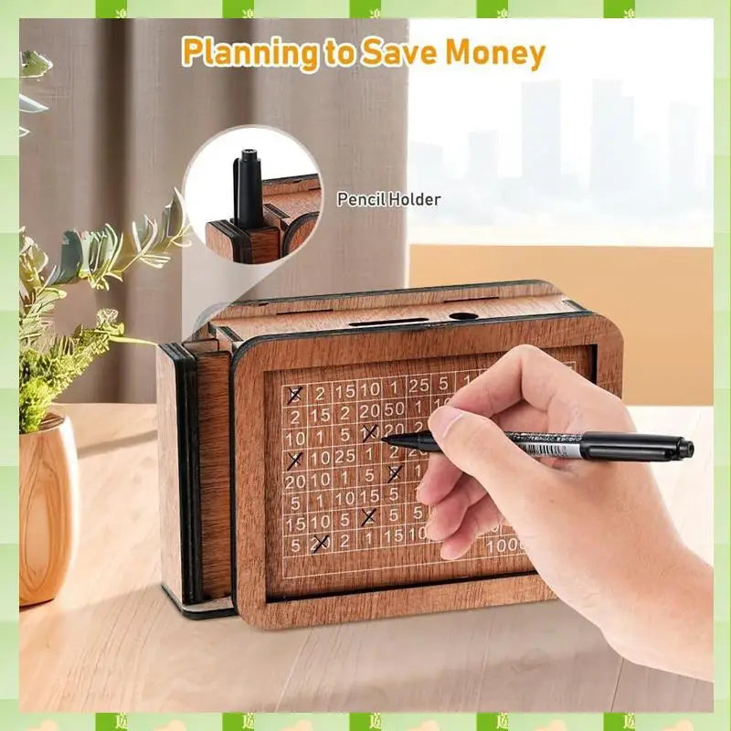 Wooden Cash Vault Piggy Bank – Heavy Duty Money Box For Savage Savings 2025 Edition
