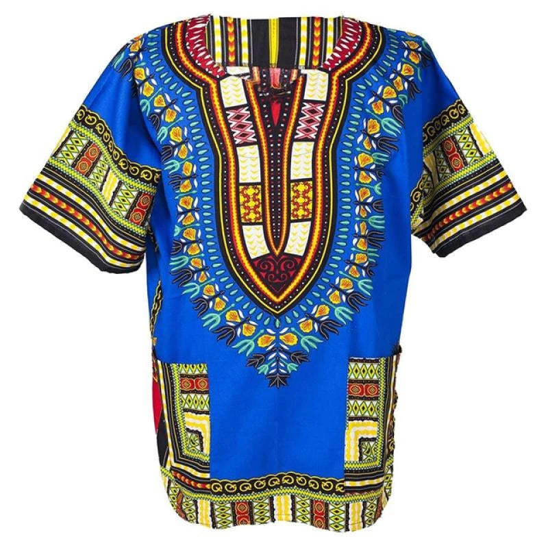 Men's 3D Printed Dashiki Short Sleeved T-shirt Comfortable Oversize Top Men Clothing Streetwear Tees - Premium shirt from Lizard Vigilante - Just $22.99! Shop now at Lizard Vigilante