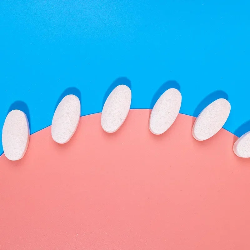 32pcs DIY Natural Fruit Vegetable Facial Mask Skin Care Product Collagen Facial Mask Capsule Effervescent Tablet Skin Care