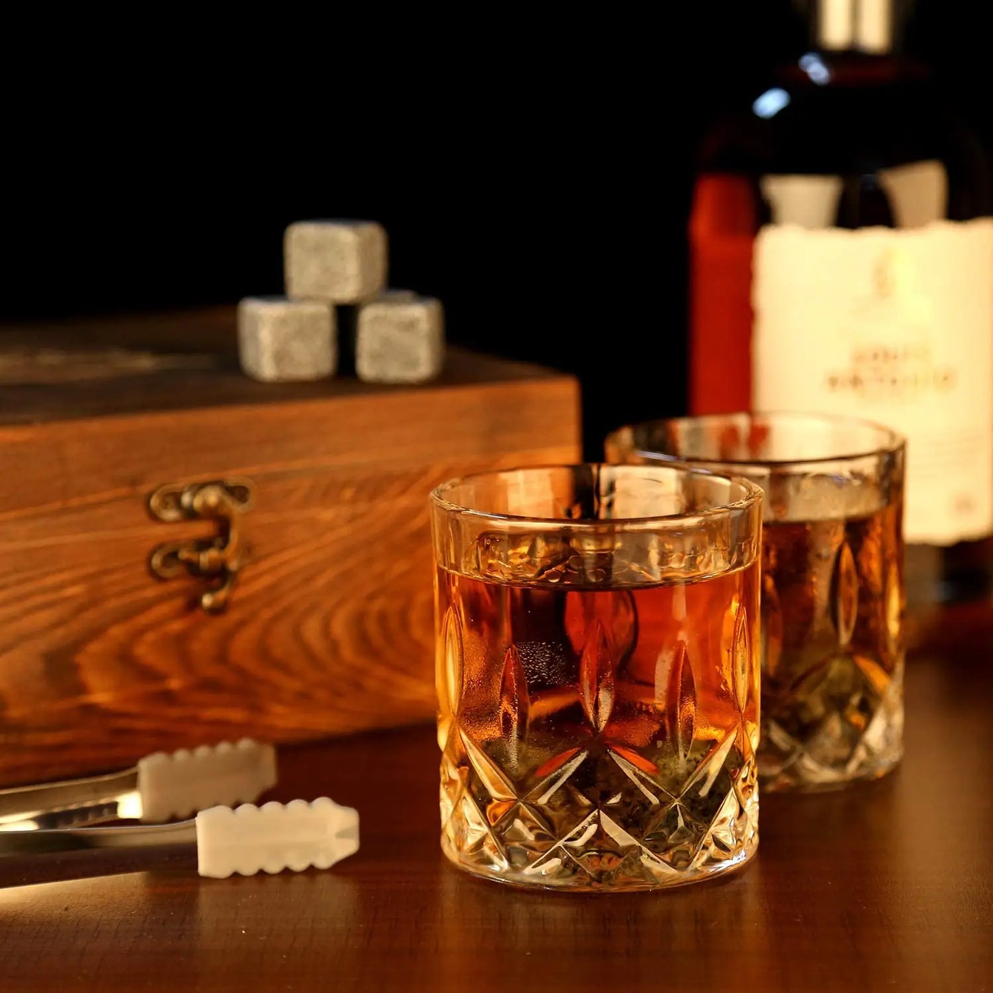 Whiskey Stone Set - Elevate Your Drinking Experience - Premium whiskey stone from Lizard Vigilante - Just $59.99! Shop now at Lizard Vigilante