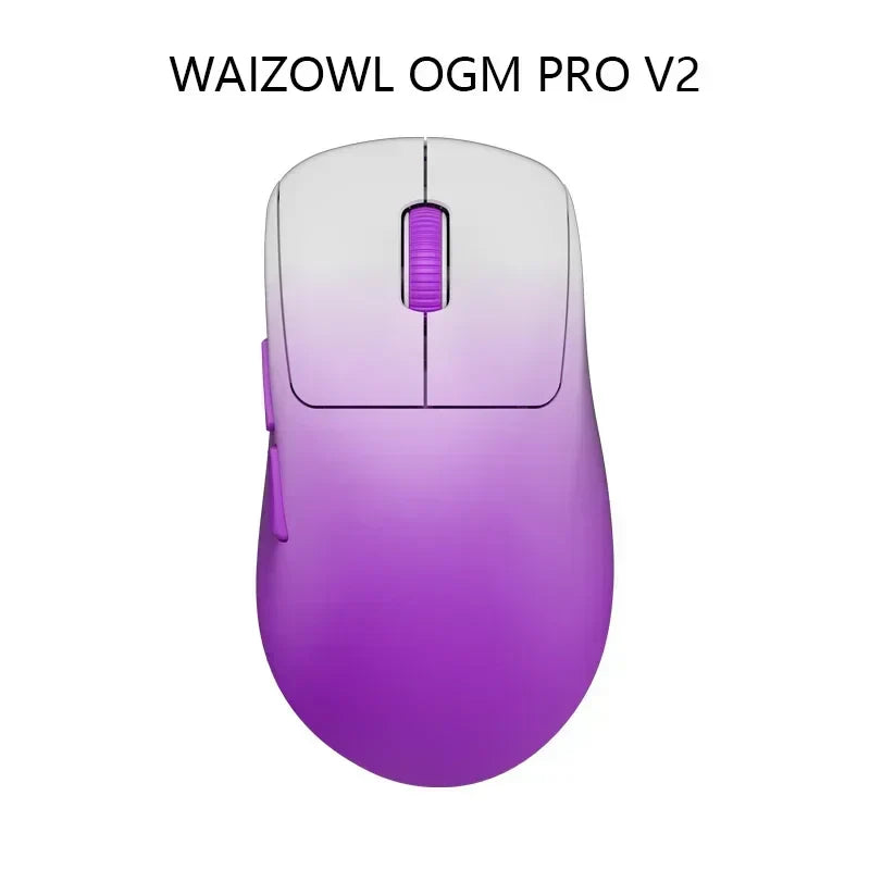 Waizowl OGM Pro V2 Hades Gaming Mouse Customize Wireless Three-Mode Paw3950 30000dpi Lightweight Gaming Mouse E-sports Ergonomic