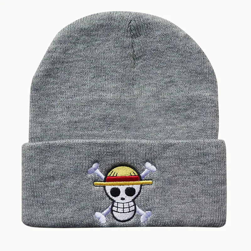 One Piece New Skull Pirate Knit Hat | Stay Warm and Stylish - Premium hat from Lizard Vigilante - Just $19.99! Shop now at Lizard Vigilante