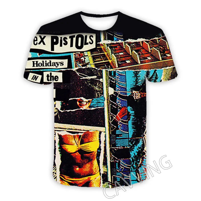 3D Printed Punk Rock Band Sex Pistols Casual T-shirts Hip Hop T Shirts Harajuku Styles Tops Clothing for Men/women - Premium  from Lizard Vigilante - Just $28.99! Shop now at Lizard Vigilante