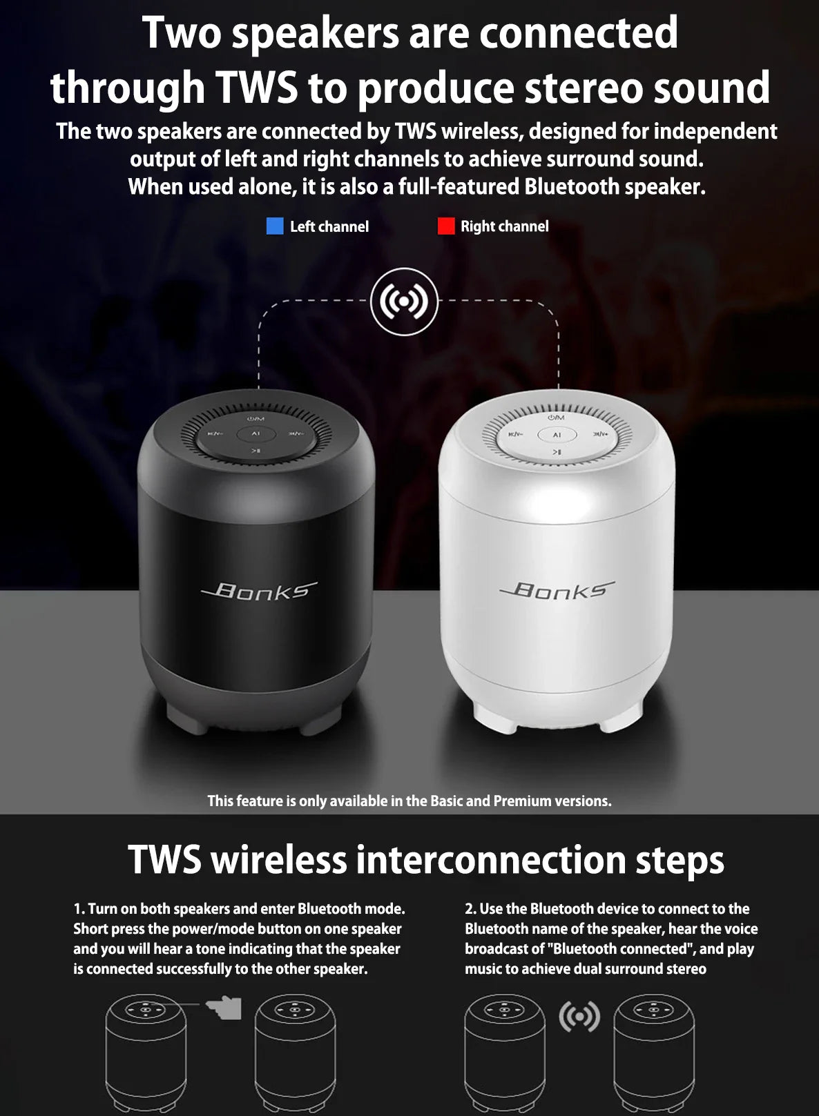 Wireless Bluetooth Speaker AI Intelligent Artificial Voice Control Insert Card Small Audio Mobile Phone Computer Desktop