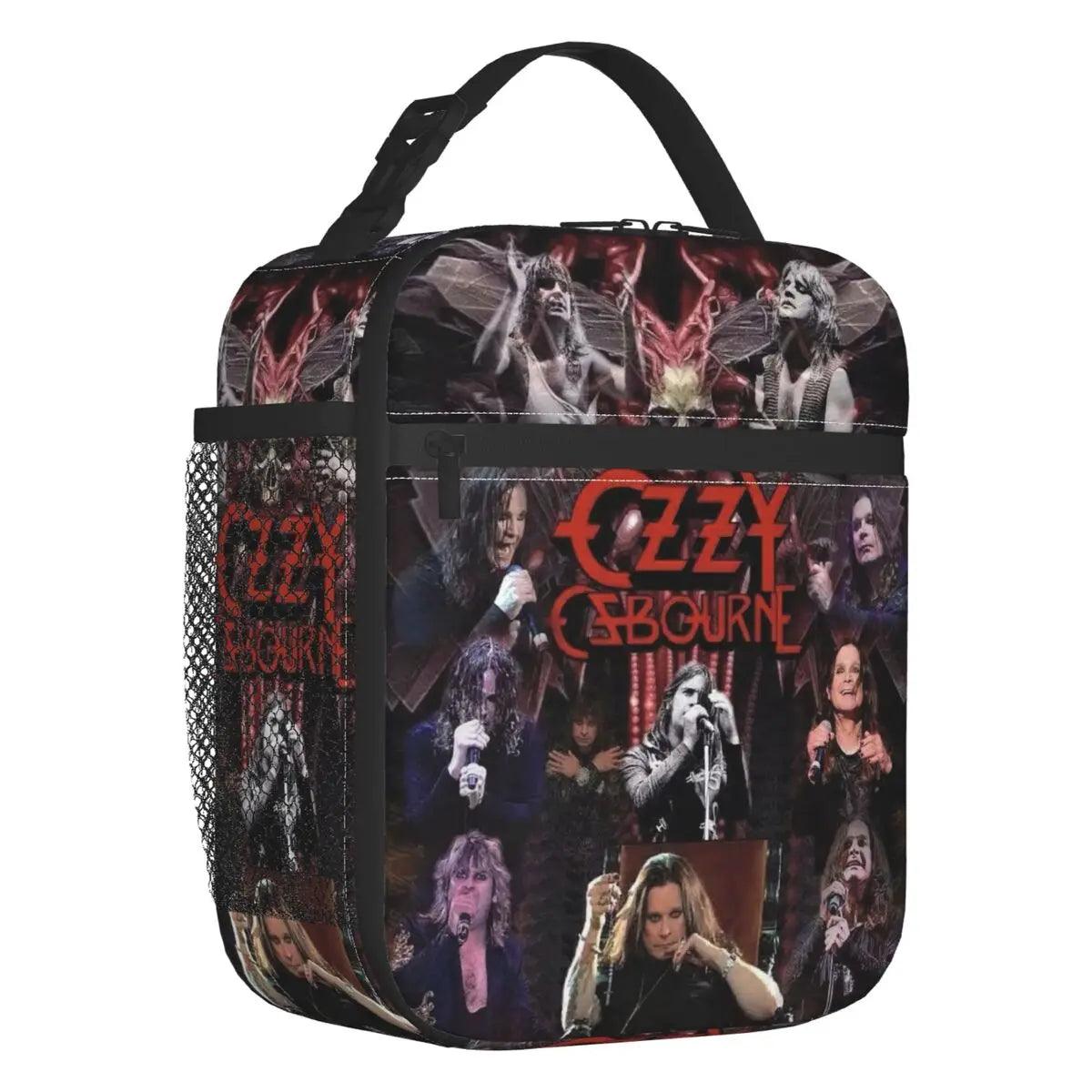 Ozzy Osbourne Heavy Metal Band Rock Lunch Bag Women Thermal Cooler Prince Of Darkness Insulated Lunch Boxes for  School - Premium cooler bag from Lizard Vigilante - Just $21.99! Shop now at Lizard Vigilante