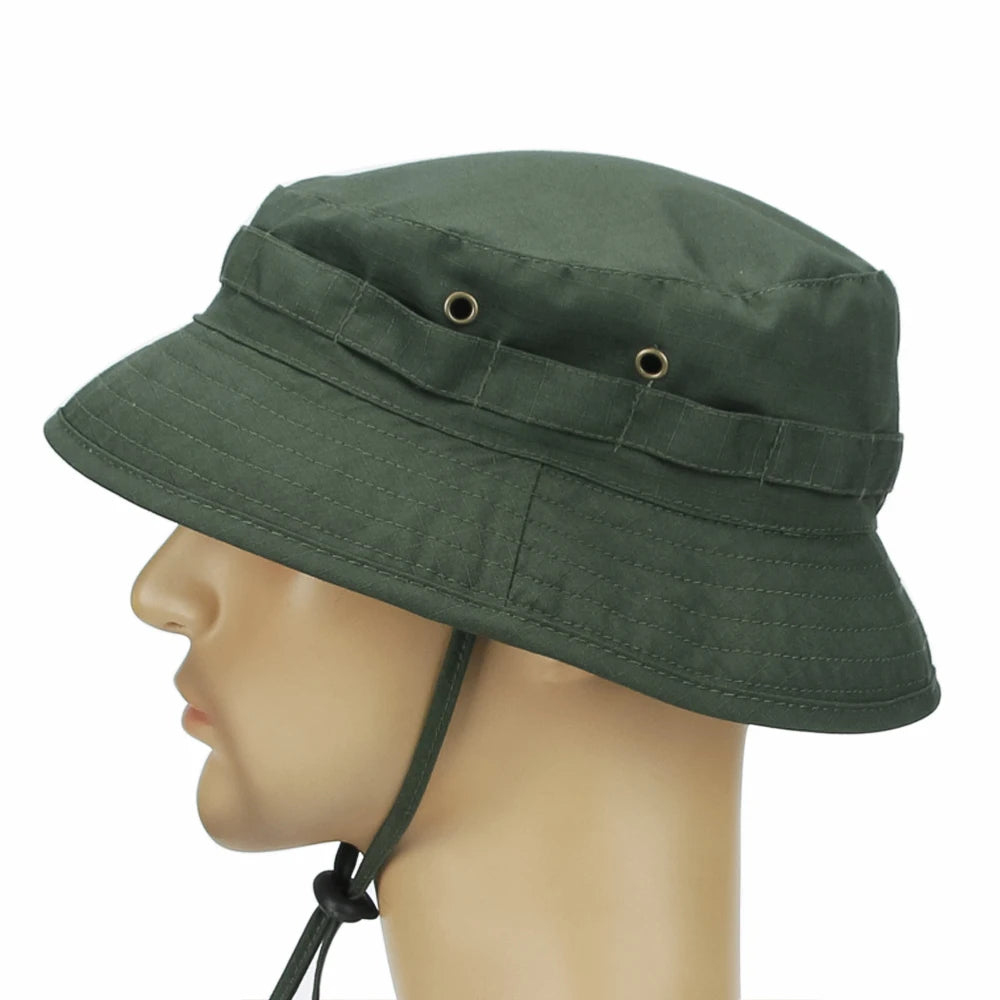 Camouflage Boonie Hat - Packable Outdoor Bucket Hat for Hiking & Fishing - Premium bucket hat from Lizard Vigilante - Just $18.88! Shop now at Lizard Vigilante