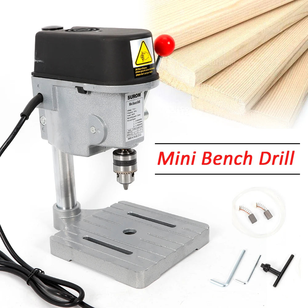 Iron Saint 340W Bench Drill — High-Speed Mini Drilling Machine For Pros Who Don’t Miss