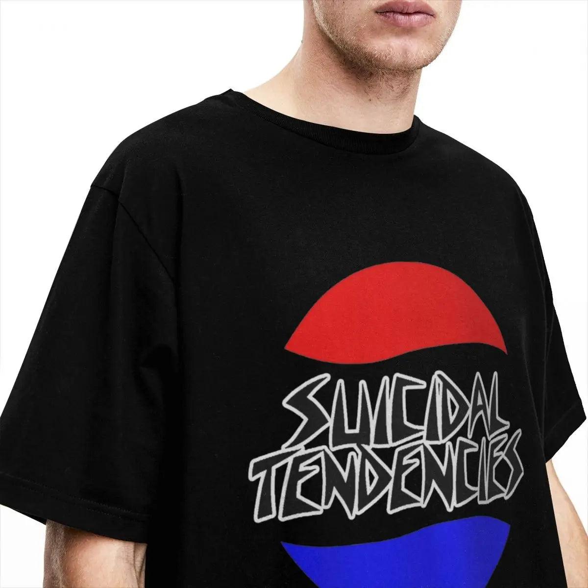 Men Women Rock Suicidal Tendencies Music Heavy Graphic T Shirt Merchandise Vintage 100% Cotton T Shirt Tops Birthday Gift - Premium T-Shirt from Lizard Vigilante - Just $23.99! Shop now at Lizard Vigilante