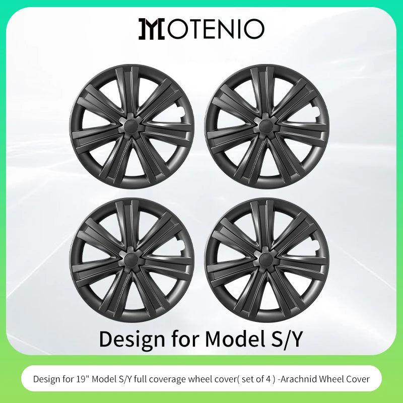 4PCS Hubcaps for Tesla Model Y (2019-2024) – 19 Inch Storm Style Wheel Cover, Performance Replacement Full Rim Cover Accessories - Premium hubcaps from Lizard Vigilante - Just $198.88! Shop now at Lizard Vigilante