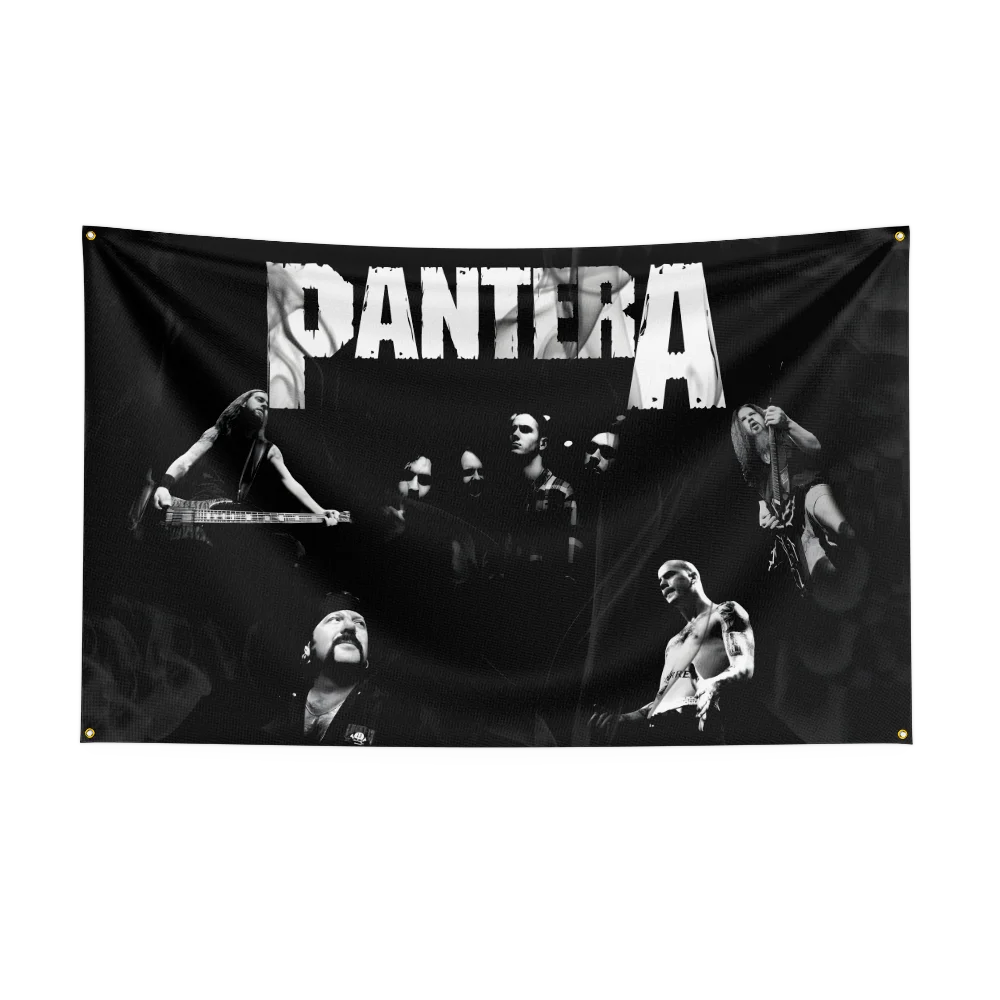 Pantera Band Flag – Heavy Metal Rock Polyester Banner for Bedroom & Outdoor Wall Art - Premium flag from Lizard Vigilante - Just $17.99! Shop now at Lizard Vigilante