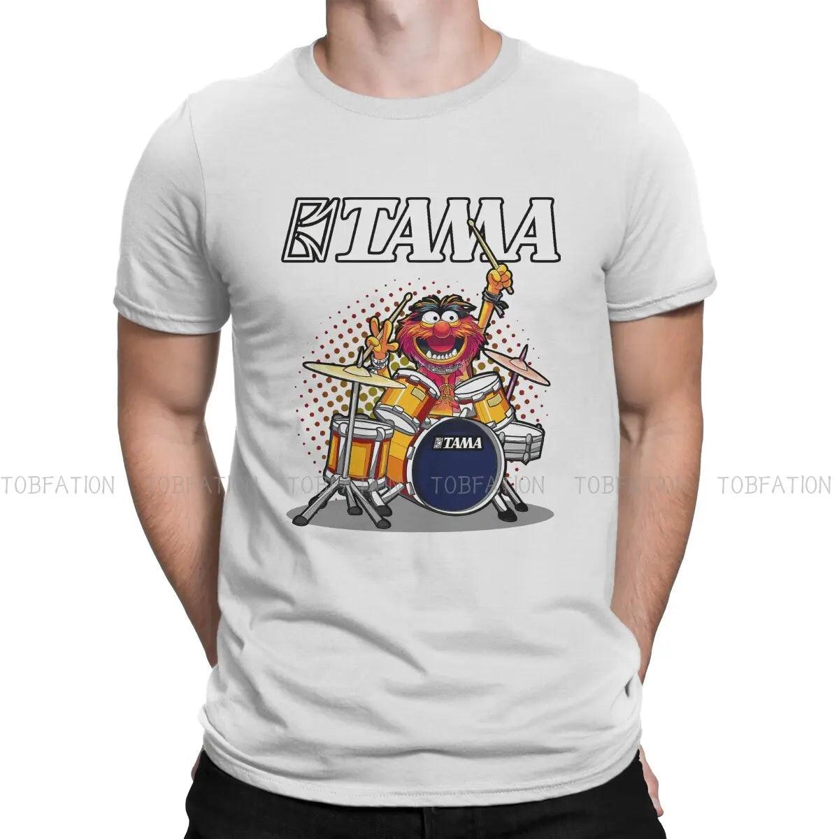 ANIMAL Drummer TAMA Drums Soft Casual T Shirt High Quality Muppet Puppet Tee - Premium T-Shirt from Lizard Vigilante - Just $20.99! Shop now at Lizard Vigilante