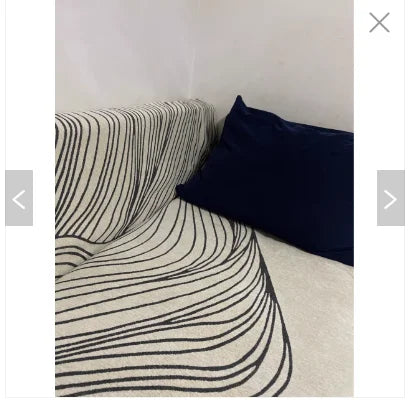 Nordic Throw Blanket – Heavy Stitch Geometric Sofa Tapestry for Home, Camp, and Chaos Nights