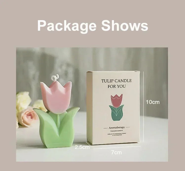 Exquisite Tulip-Fragrance Candles: Ideal Wedding Keepsakes, Luxurious Home Ambiance & Heartfelt Birthday Presents for Women