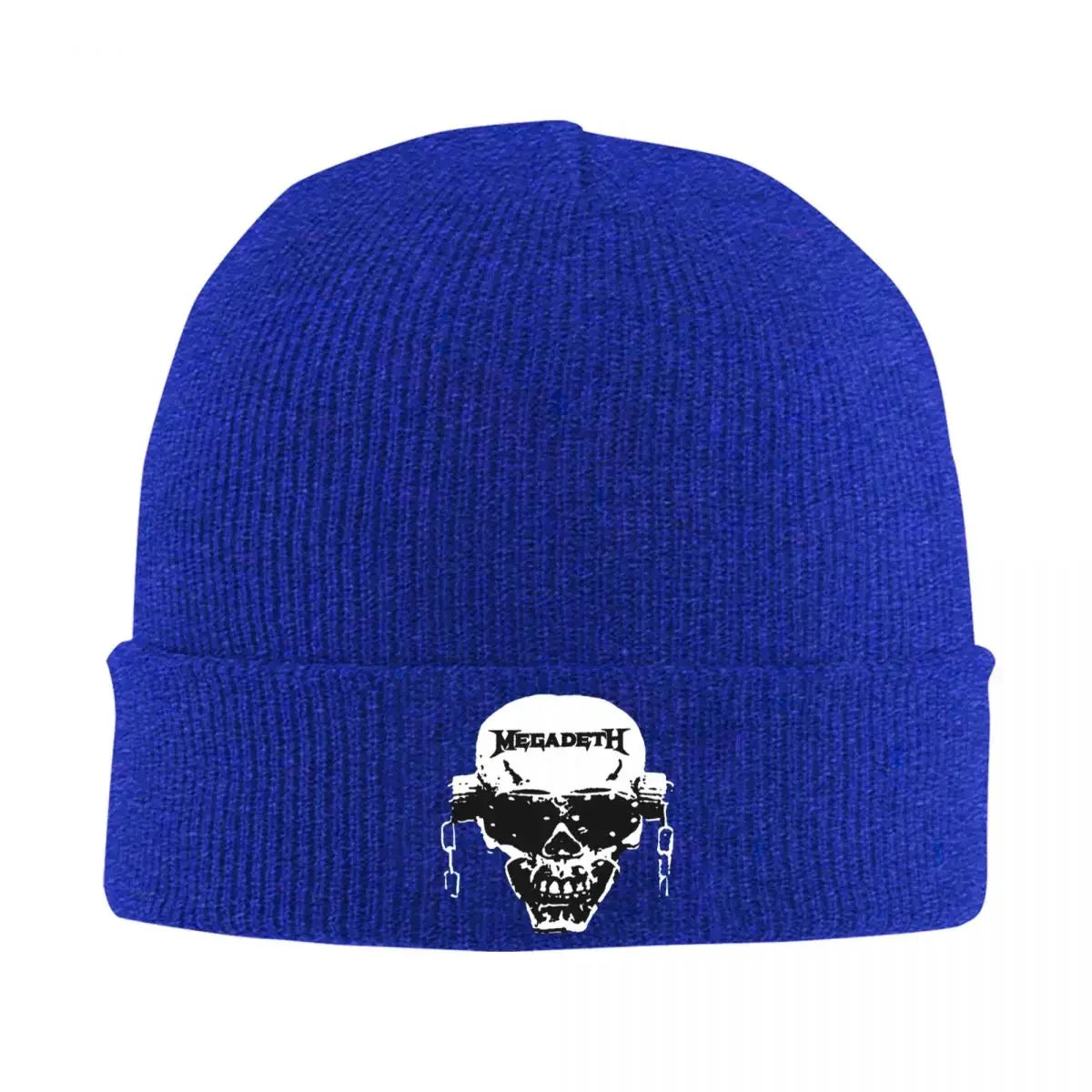 Megadeth Rock Metal Knit Beanie – Unisex Acrylic Winter Hat, Warm and Stylish Hip Hop Cap - Premium beanie from Lizard Vigilante - Just $22.88! Shop now at Lizard Vigilante